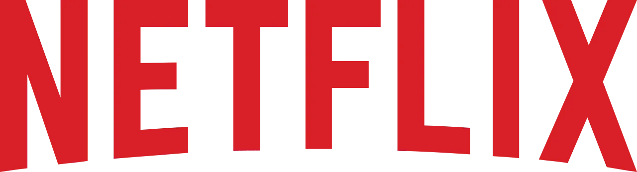 Netflix wordmark on red background (Wikimedia Commons, trademark; used here to indicate the distributor of The Roast of Kevin Hart)
